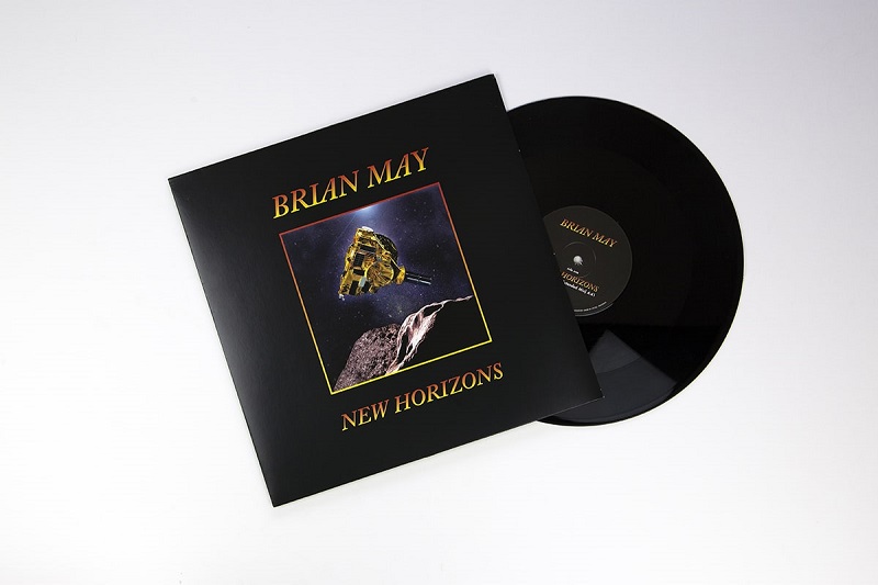 Brian May "New Horizons" standard vinyl. Manufactured by Key Production.