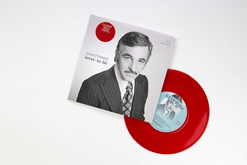 Morrissey "Lover To Be" red coloured vinyl. Manufactured by Key Production.