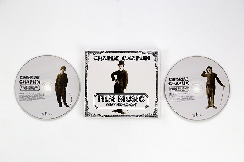 Charlie Chaplin "Film Music Anthology" digipak. Manufactured by Key Production.