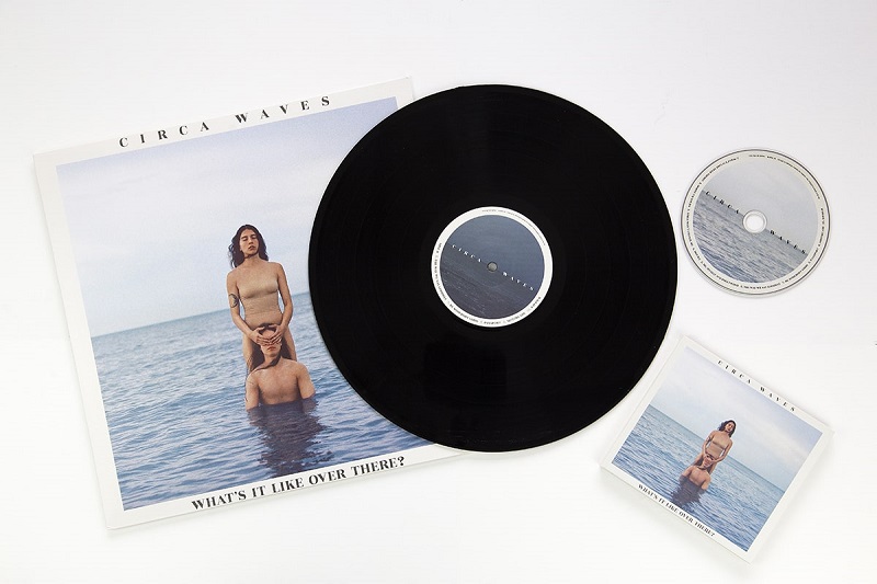 Circa Waves "What’s It Like Over There?" vinyl and CD. Manufactured by Key Production.