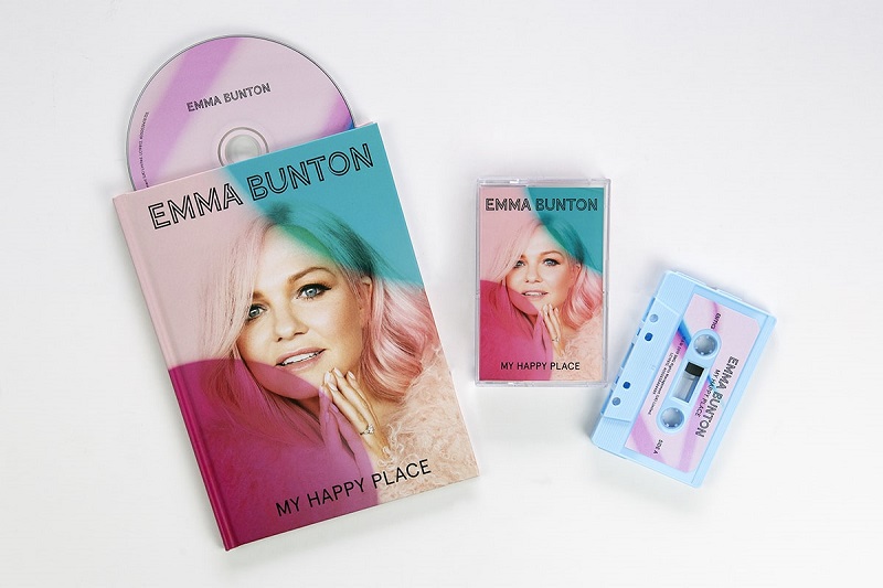 mma Bunton "My Happy Place" deluxe CD and cassette. Manufactured by Key Production.