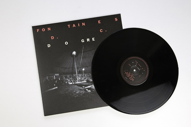 Fontaines D.C. "Dogrel" vinyl. Manufactured by Key Production.