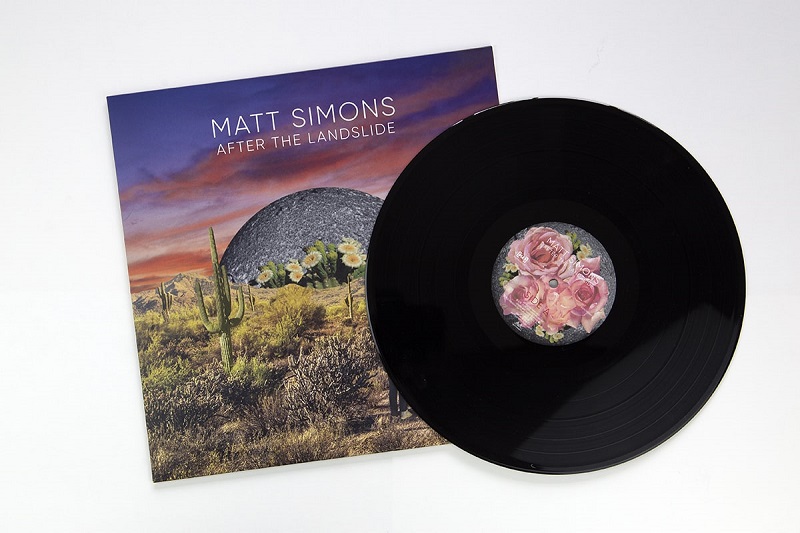 Matt Simons "After the Landslide" vinyl. Manufactured by Key Production.