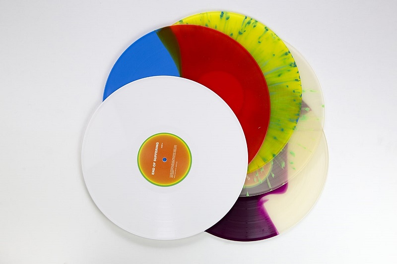 Frank Carter & The Rattlesnakes "End of Suffering" Vinyl. Manufactured by Key Production