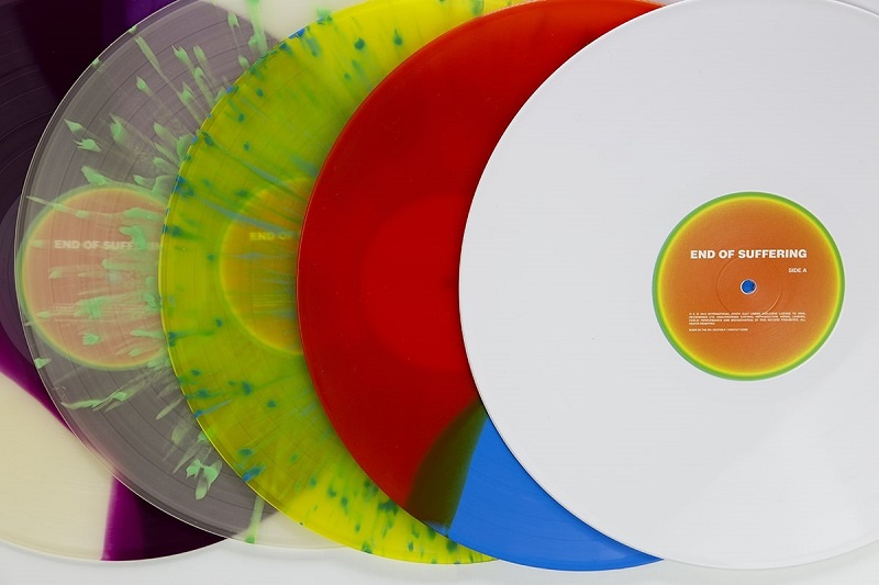 Frank Carter & The Rattlesnakes "End of Suffering" Vinyl. Manufactured by Key Production