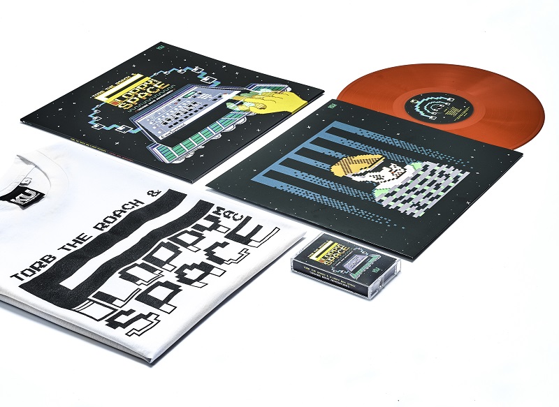 Torb The Roach & Floppy Mac Space "Square Wave Adventures" Vinyl, Cassette and T Shirt.Vinyl Manufactured by Key Production