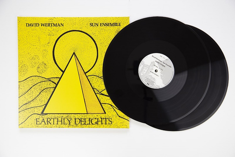 David Wertman & Sun Ensemble "Earthly Delights" double vinyl. Manufactured by Key Production.