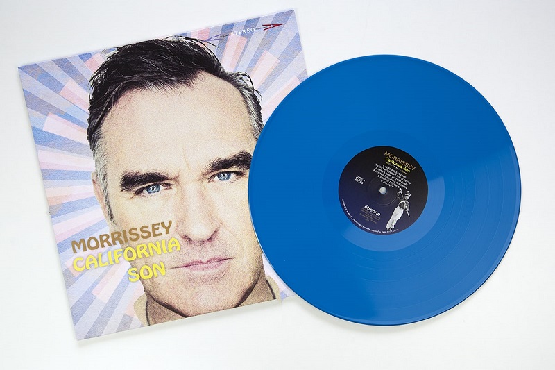 Morrissey "California Son" blue coloured vinyl. Manufactured by Key Production.