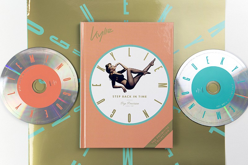 Release of the Month: Kylie Minogue "Step Back In Time: The Definitive Collection" Deluxe Double CD house in a 32 Page Casebound hardcover Book manufactured by Key Production