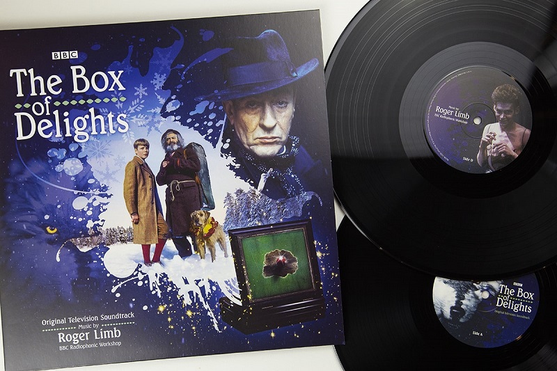 Roger Limb and The BBC Radiophonic Workshop "The Box of Delights (OTS)" double vinyl. Manufactured by Key Production.