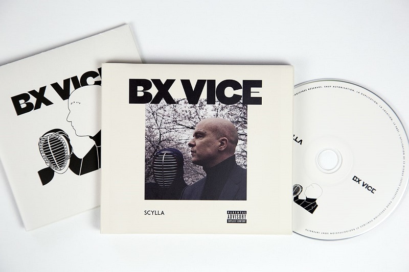 Scylla "BX Vice" CD. Manufactured by Key Production.