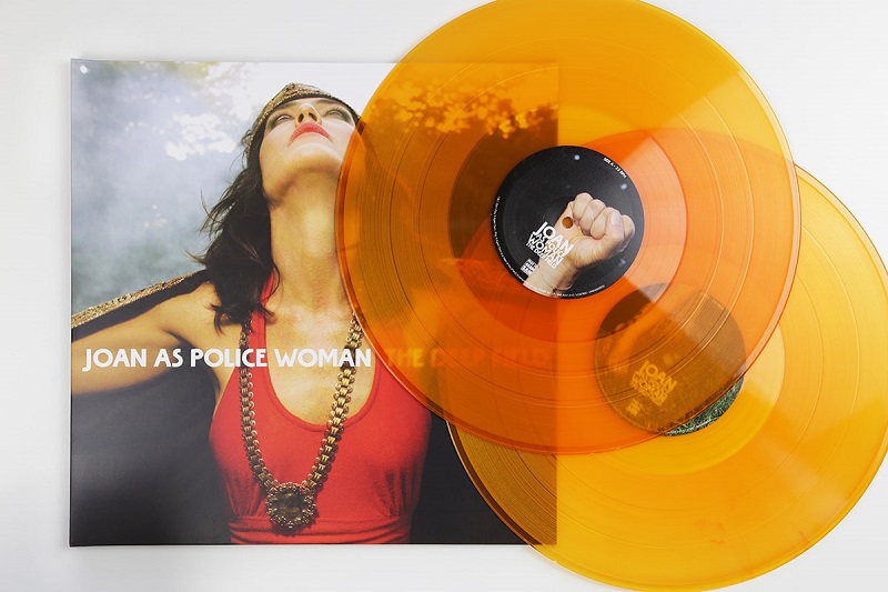 Joan As Police Woman The Deep Field orange coloured transparent double vinyl