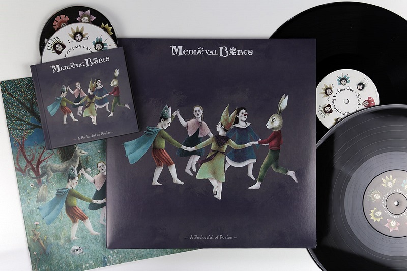 Mediæval Bæbes A Pocketful of Posies double vinyl & hardback CD book