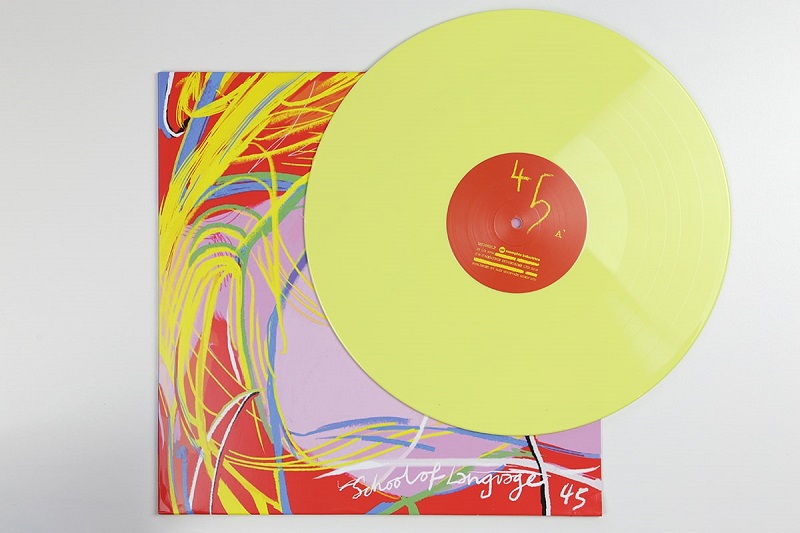 School of Language 45 yellow coloured vinyl