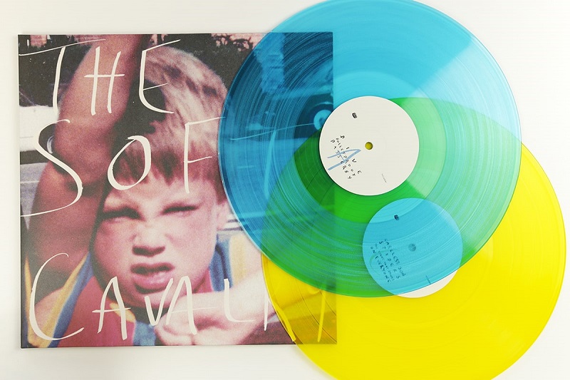 The Soft Cavalry The Soft Cavalry blue and yellow coloured vinyl