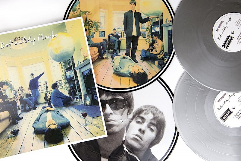 Oasis, Definitely Maybe, doucle piscture disc, double silver vinyl