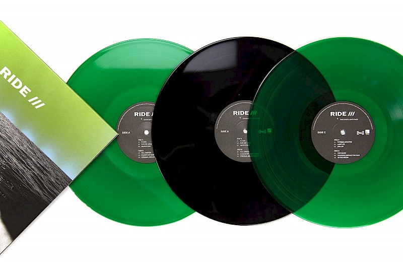 Ride, This Is Not A Safe Place, double green vinyl, black vinyl