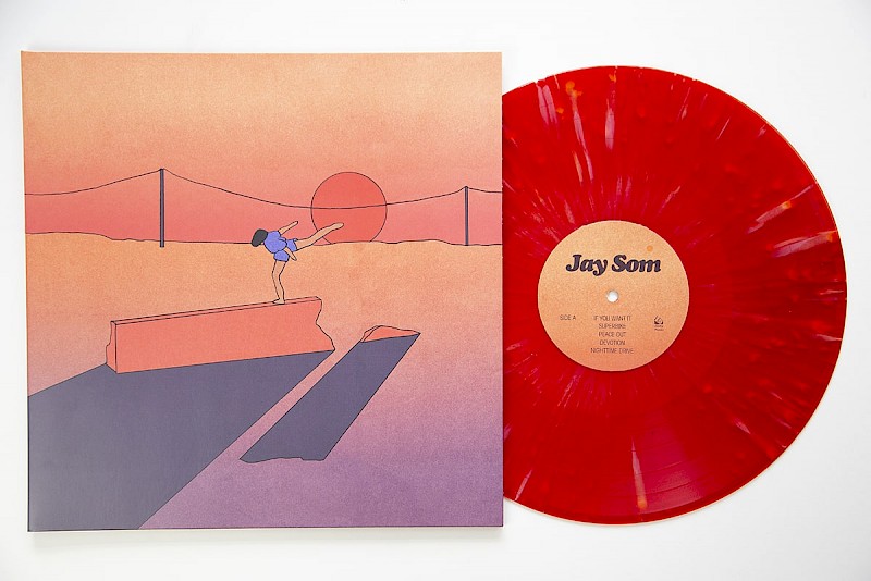 Jay Som, Anak Ko, red/orange splatter