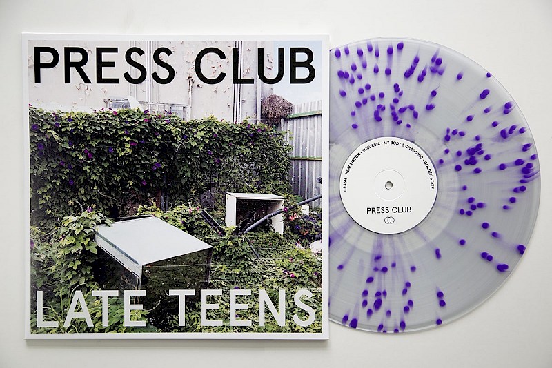 Press Club, Late Teens, transparent/purple splatter vinyl