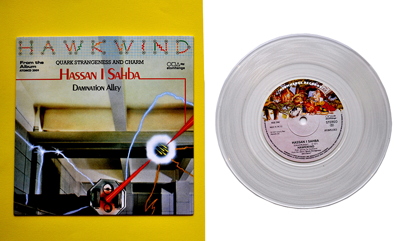 Hawkwind - Hassan I Sahba / Damnation Alley Part 2: Clear vinyl [Atomhenge]