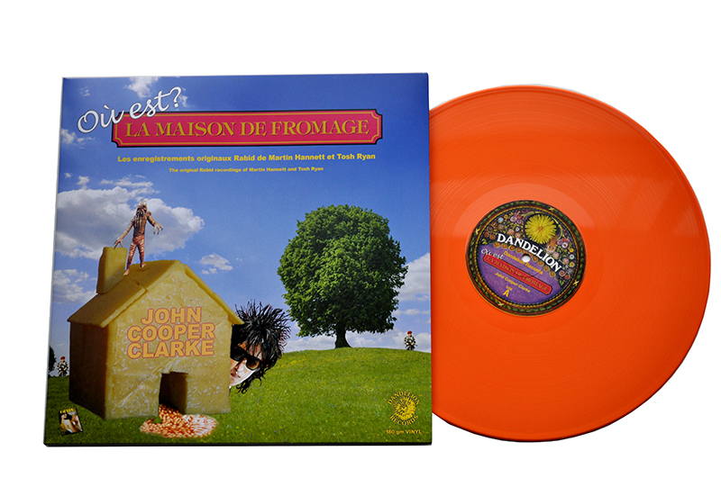John Cooper Clarke - Ou Est Le Maison De Fromage: 180g coloured vinyl [Ozit Dandelion]