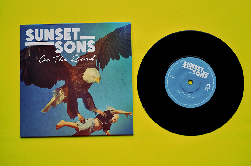 Sunset Sons - On The Road: black vinyl, slip sleeve [French Exit]