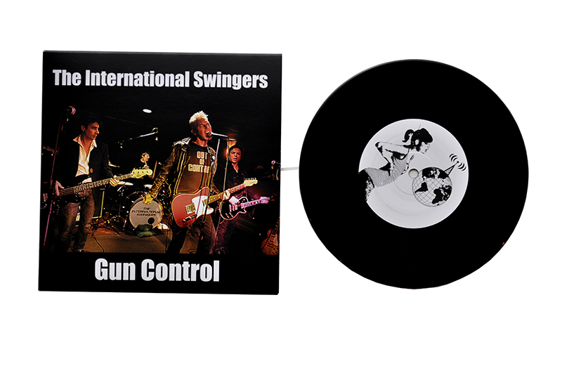 The International Swingers - Gun Control (Feat Glen Matlock, Clem Burke, James Stevenson & Gary Twinn), New band Feat members Of Sex Pistols Chelsea, Generation X, Blondie. [All The Cats Recordings]