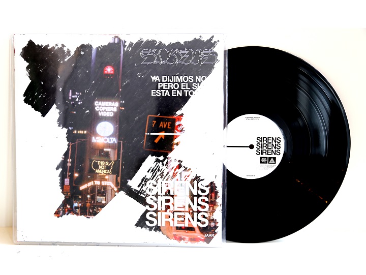 Nicolas Jaar - ‘Sirens’ unique scratch card cover.