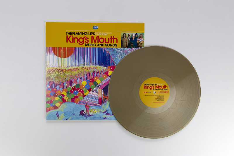 FLAMING LIPS "King's Mouth" vinyl. Manufactured by Key Production.