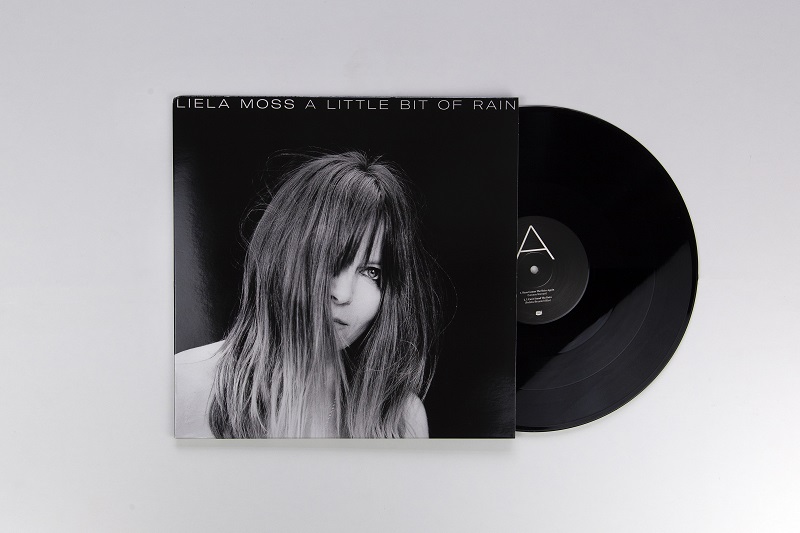 Leila Moss "A Little Bit of Rain" standard vinyl. Manufactured by Key Production.